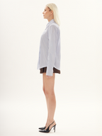 Oversized Poplin Striped Shirt
