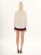 Oversized Poplin White Shirt