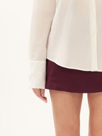 Oversized Poplin White Shirt