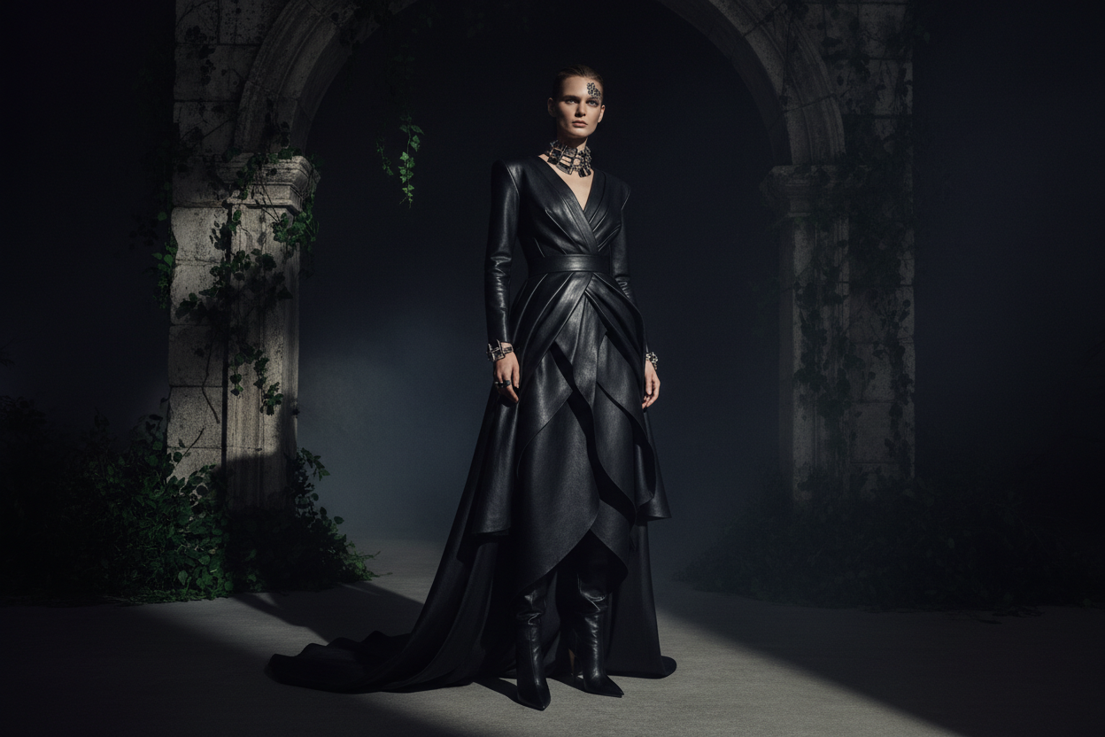 immagine scura, stile fashion, abbigliamento, schermo intero